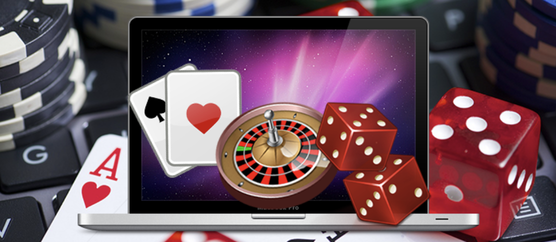 Online casino dice and cards among other gaming components