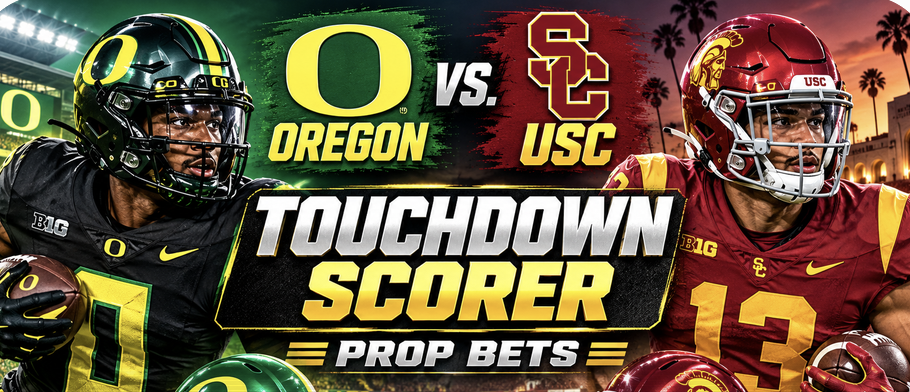 Oregon vs. USC Touchdown Scorer Prop Bets: Jordon Davison, King Miller, Dierre Hill Jr.