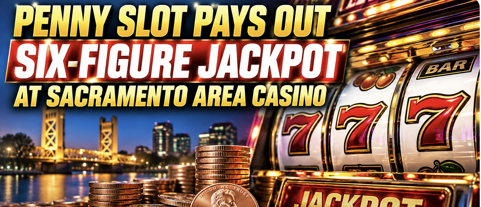 Penny Slot Pays Out Six-Figure Jackpot at Sacramento Area Casino