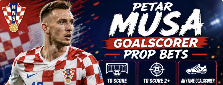First, Anytime Goal Scorer Prop Bet Payout Odds - Panama vs. Croatia: Petar Musa, Ivan Perisic, Marco Pasalic