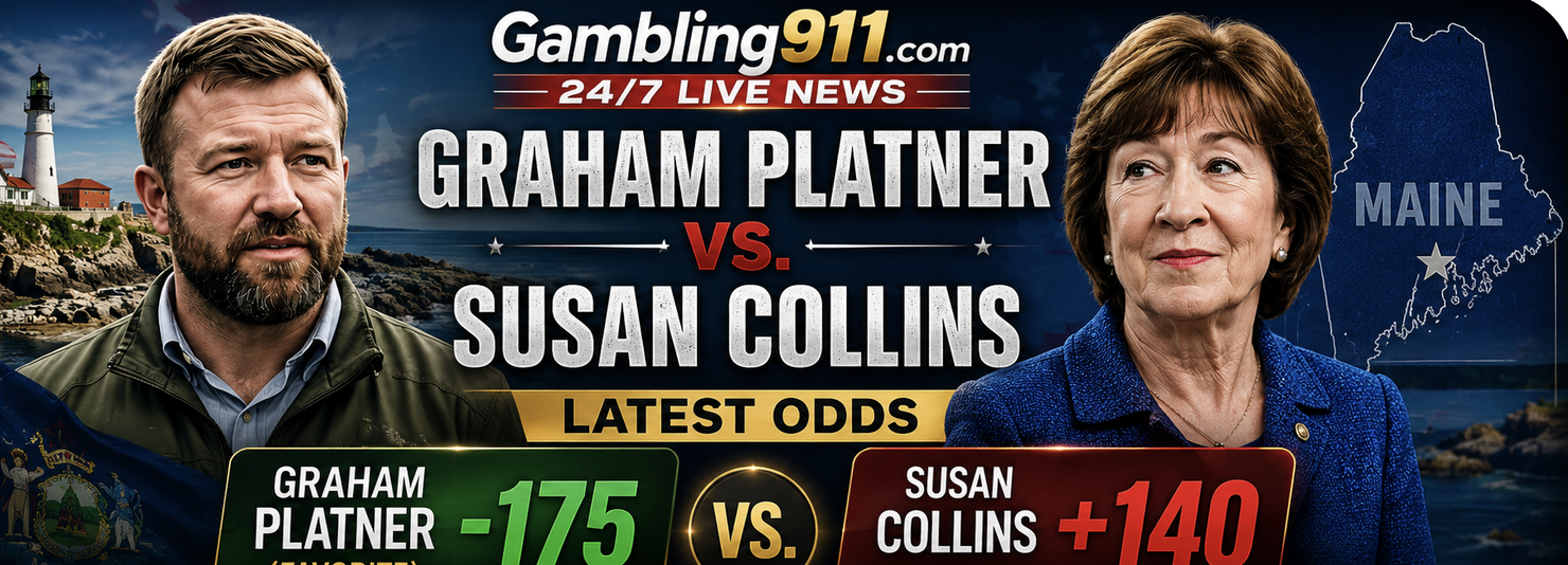 Graham Platner vs. Susan Collins Odds