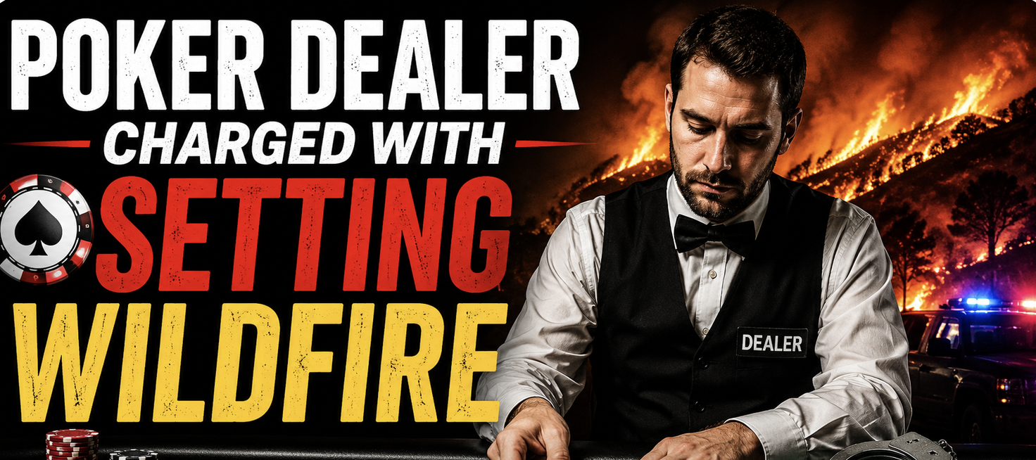 Poker Dealer Accused of Sparking San Diego California Wildfire
