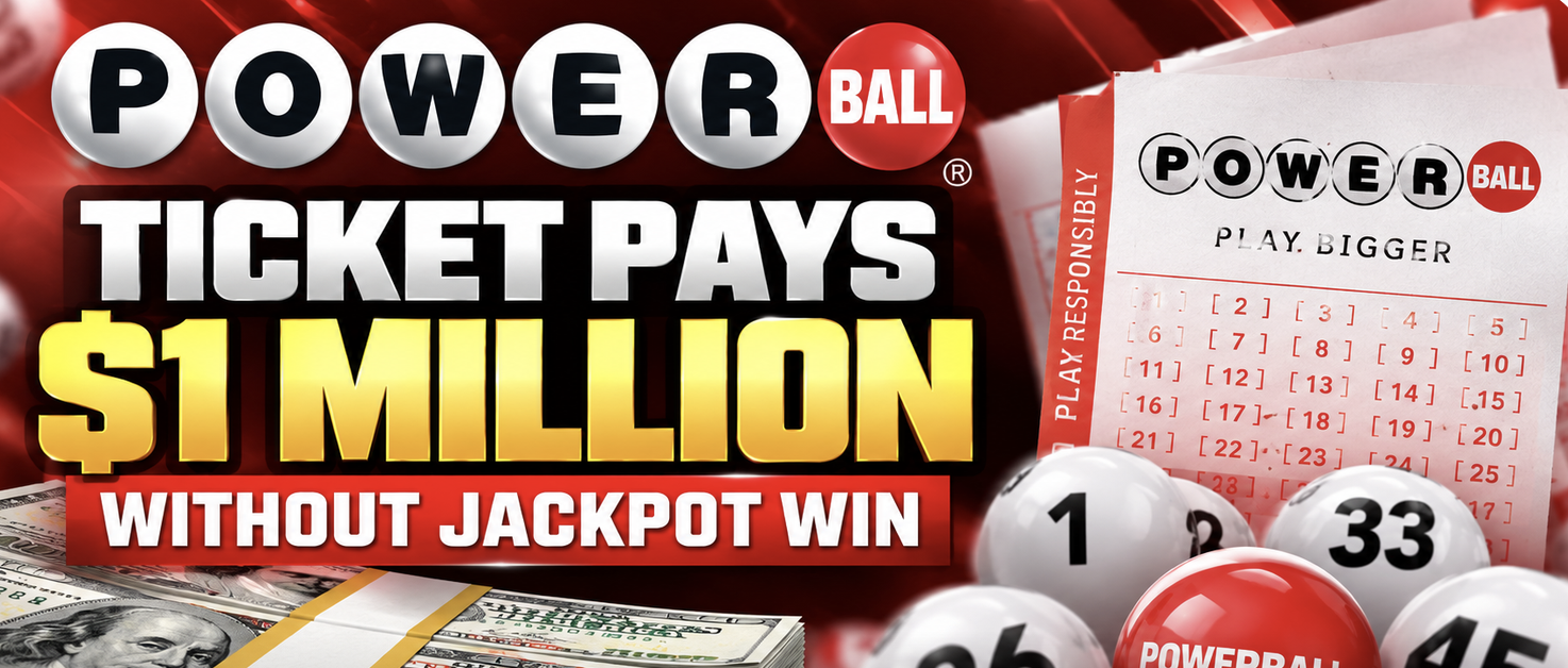 Somewhere Near Odessa Texas There is a New Millionaire as Powerball Ticket Pays That Amount Even Without a Jackpot