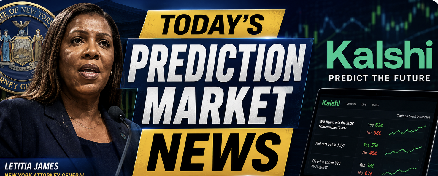 Prediction Market News Friday July 31, 2026: New York Sues Kalshi Over 'Illegal Gambling" Claims
