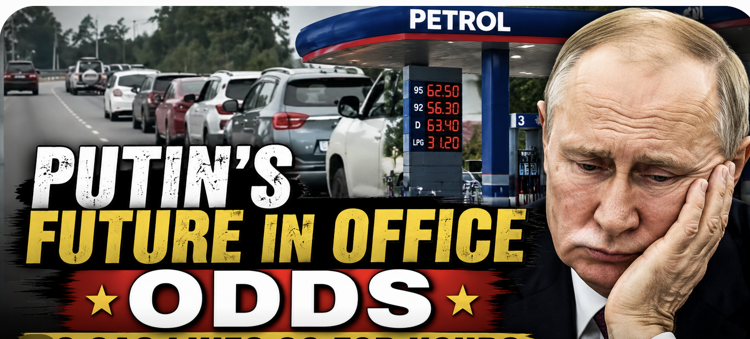Putin Out By Year's End as Gas Lines Grow, Fuel Shortages Increase: Latest Odds