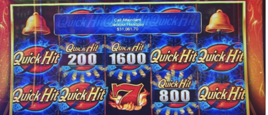 Quick Hit Link Jackpot Pays Out Big at Okeechobee Florida Casino