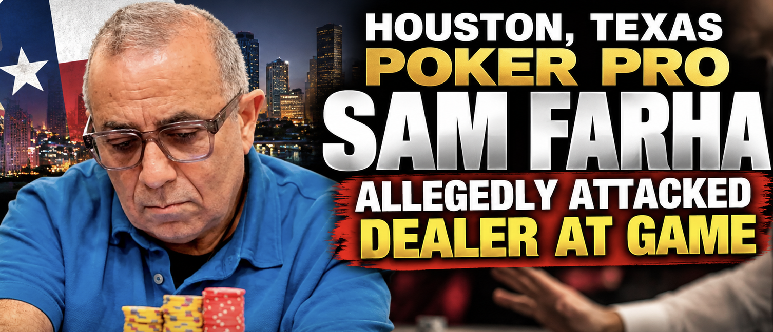 Houston Texas Poker Pro Sam Farha Allegedly Attacked Dealer at Game