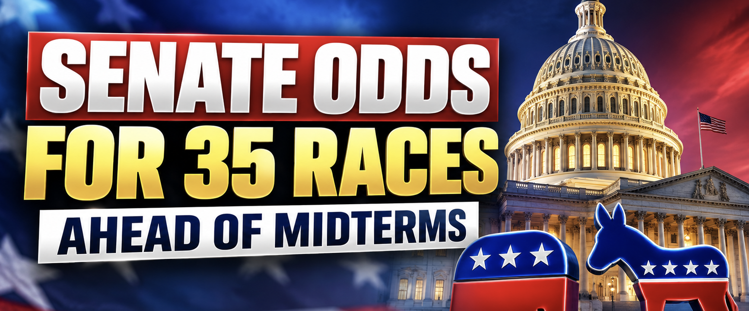 Senate Odds for 35 Races Ahead of Midterms