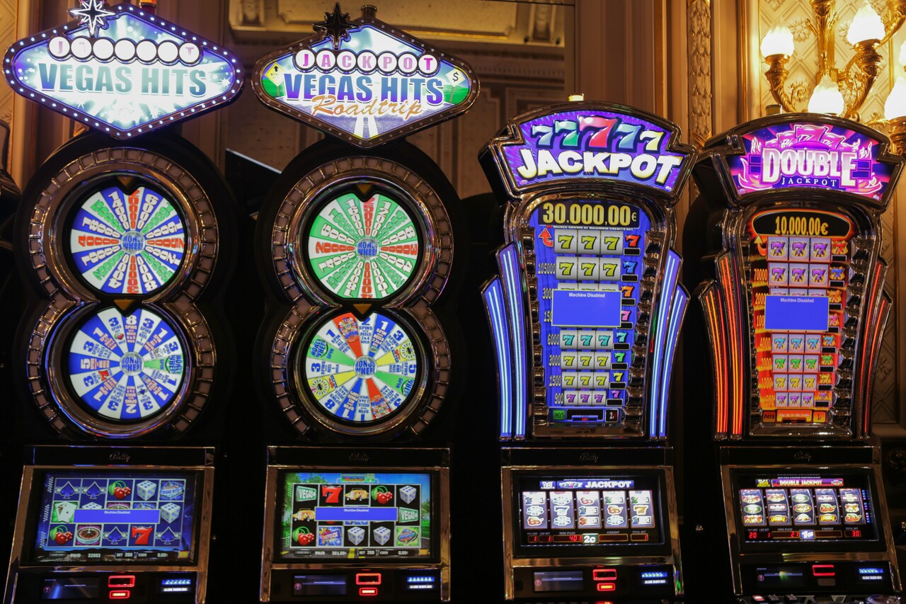 slot machines in a row