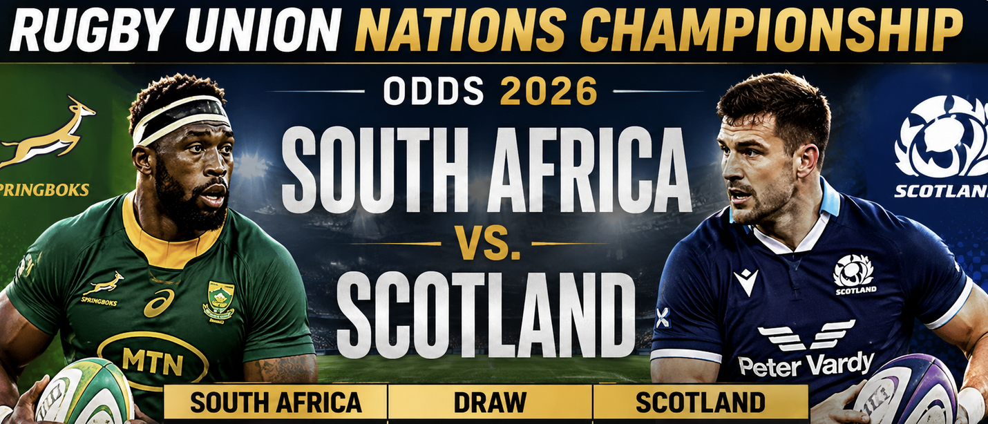 Rugby Union Nations Championship Odds 2026: South Africa vs. Scotland First, Anytime Tryscorer: