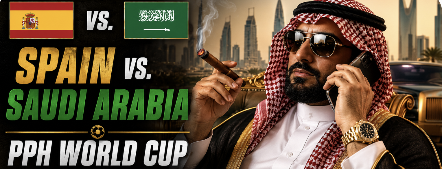 PPH World Cup Game Prop Bets - Spain vs. Saudi Arabia