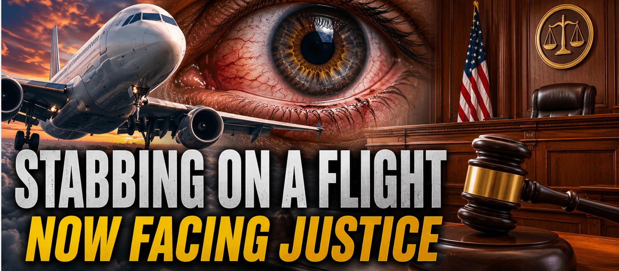 Man Pleads Guilty to Stabbing Passenger in Eye During Flight From Seattle to Las Vegas
