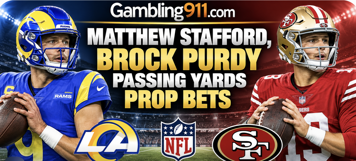 San Francisco 49ers vs. Los Angeles Rams Passing Yards Prop Bet: Matthew Stafford, Brock Purdy