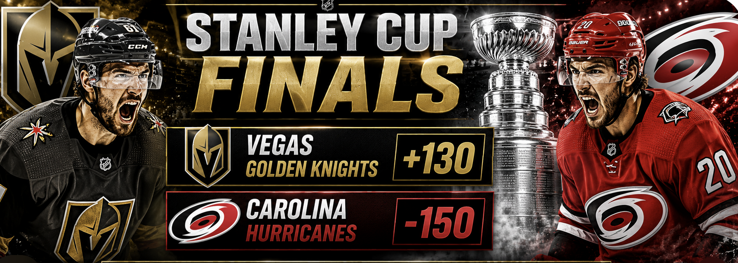 Stanley Cup Finals Series Payout Odds: Vegas Golden Knights vs. Carolina Hurricanes
