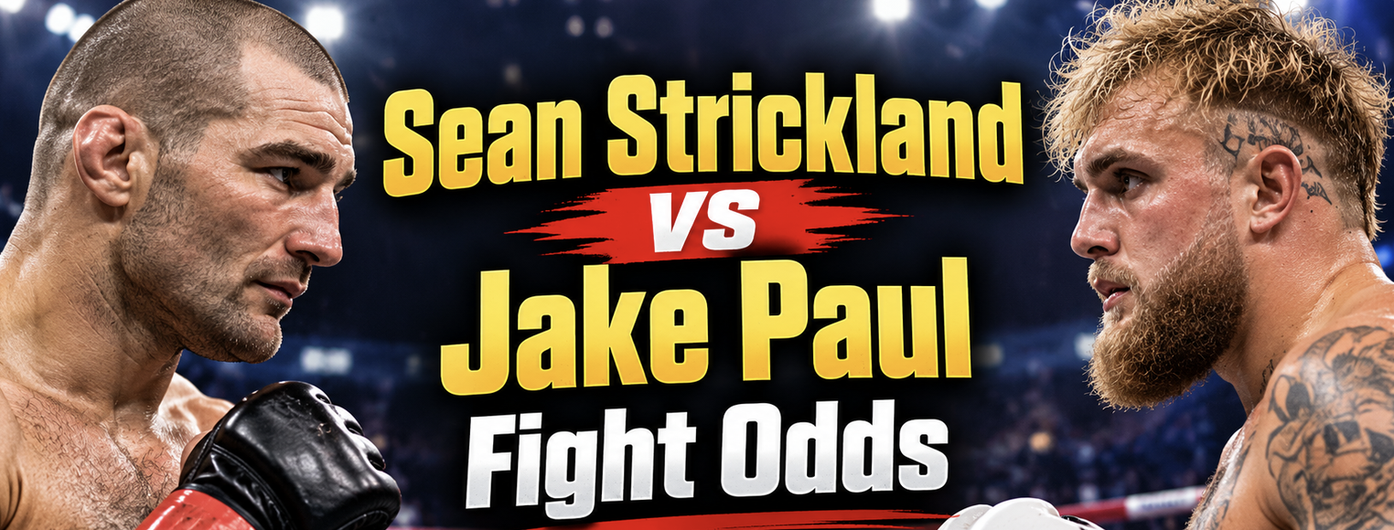 Sean Strickland vs Jake Paul Fight Odds