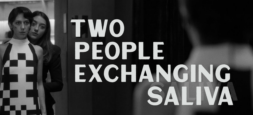 Two People Exchanging Saliva 