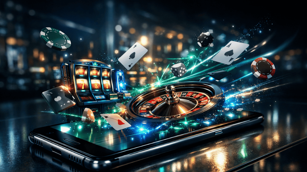 gambling collage