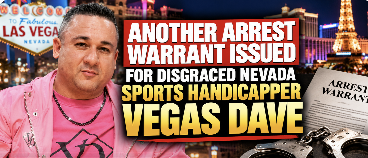 Another Arrest Warrant Issued for Disgraced Nevada Sports Handicapper Vegas Dave