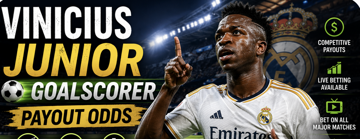 Vinicius Junior Goalscorer Payout Odds – Brazil vs. Norway | World Cup 2026