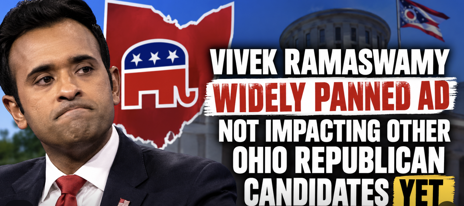 Has the Vivek Ramaswamy Universally Panned Ad Impacted the Odds of Other Ohio GOP Candidates?