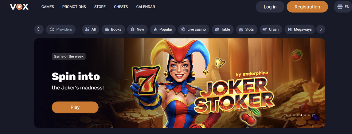 Vox Joker Stroker game