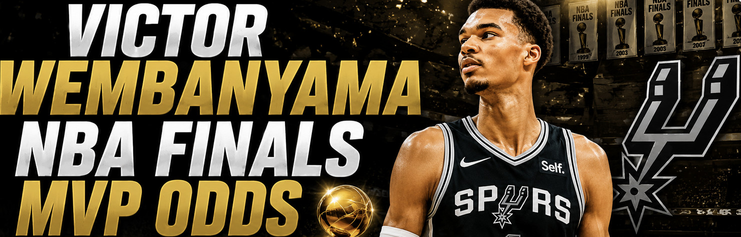 Victor Wembanyama NBA Finals MVP Odds at 1-2