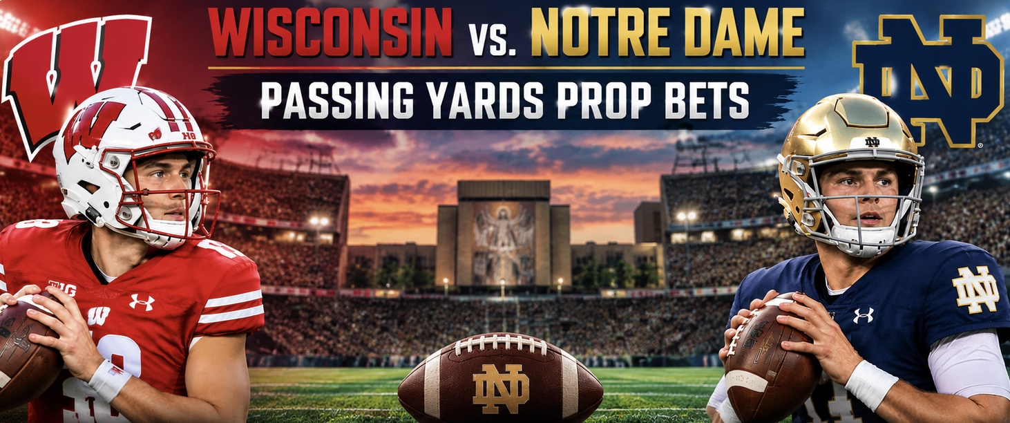 Wisconsin vs. Notre Dame Passing Yards Prop Bet Payouts: C.J Carr, Colton Joseph