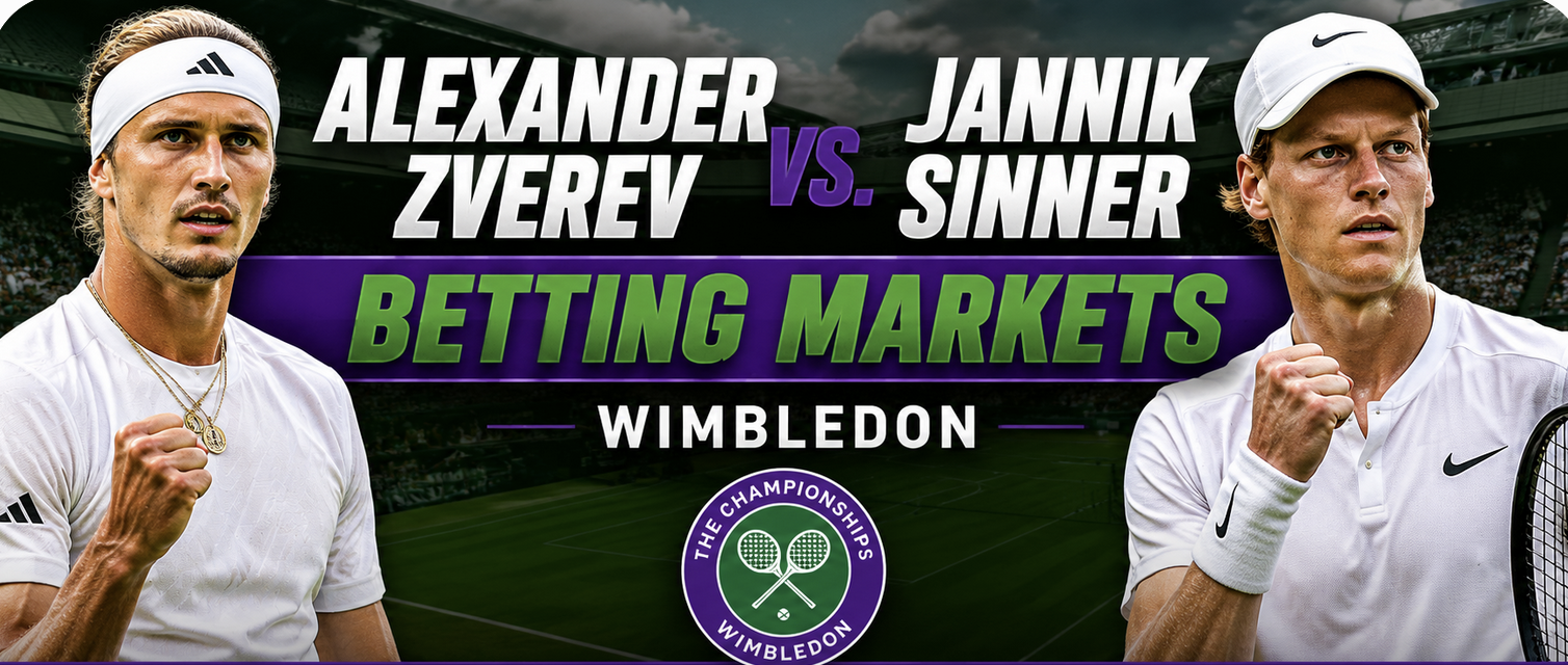 What Are the Payout Odds if Alexander Zverev Wins Against Jannik Sinner - Wimbledon Final?