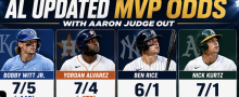 Who is the New American League MVP With Aaron Judge Out of Contention? Bobby Witt Jr and Yordan Alvarez Dead Heat
