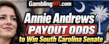 Annie Andrews Payout Odds to Win South Carolina Senate Race $550 as Recent Polls Show Dead Heat