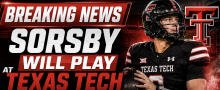 Brendan Sorsby Will Play for Texas Tech, Oddsmakers Adjusting Odds: Will Still Miss First Two Games