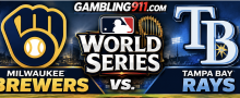 Milwaukee Brewers vs. Tampa Bay Rays World Series Pays $70K