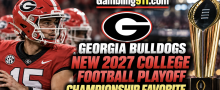 Georgia Bulldogs New 2027 College Football Playoff Championship Favorite