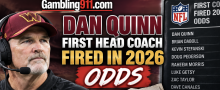 Dan Quinn First Head Coach Fired 2026 Odds