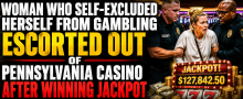 Woman Who Self-Excluded Herself From Gambling Escorted Out of Pennsylvania Casino After Winning Jackpot