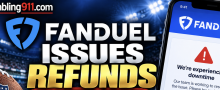 FanDuel Refunds Following Sunday NFL Kickoff Downtime