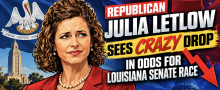 Republican Julia Letlow Sees Crazy Drop in Odds for Louisiana Senate Race: From -4000 to -1600