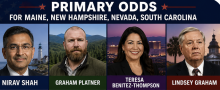Primary Betting Odds: Maine, New Hampshire, Nevada, South Carolina 