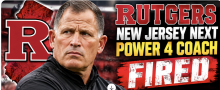 Rutgers New Jersey Next Power 4 Coach Fired Greg Schiano - Rutgers - 2 to 1 Odds