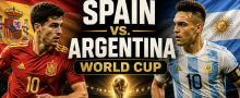 Argentina vs. Spain World Cup Final Betting Odds