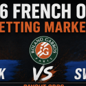 2026 French Open Betting Markets, Payout Odds: Marta Kostyuk v Iga Swiatek