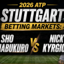 2026 ATP Stuttgart Betting Markets:  Sho Shimabukuro v Nick Kyrgios