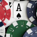 Chips and ace card