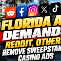 Florida AG Comes After Reddit, TikTok Demanding Social Media Companies Remove Sweepstakes Casino Ads