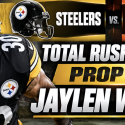 Steelers vs. Browns Total Rushing Yards Prop Bets: Jaylen Warren