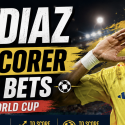 First, Anytime Goal Scorer Prop Bet Payout Odds - Colombia v DR Congo: Luis Diaz, Luis Suarez, James Rodriguez