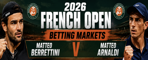 2026 French Open Betting Markets: Matteo Berrettini v Matteo Arnaldi