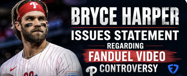 Bryce Harper Says He Knew Nothing About How FanDuel Used His Video to Entice Gambling Addict