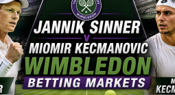 Jannik Sinner v Miomir Kecmanovic Wimbledon 2026 Payout Odds - Betting Markets