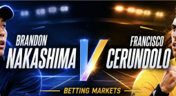 Brandon Nakashima v Francisco Cerundolo ATP London 2026 Odds - Betting Markets
